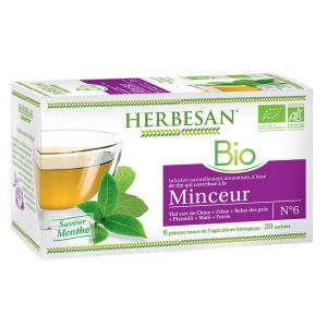 thé vert minceur infusion bio herbesan