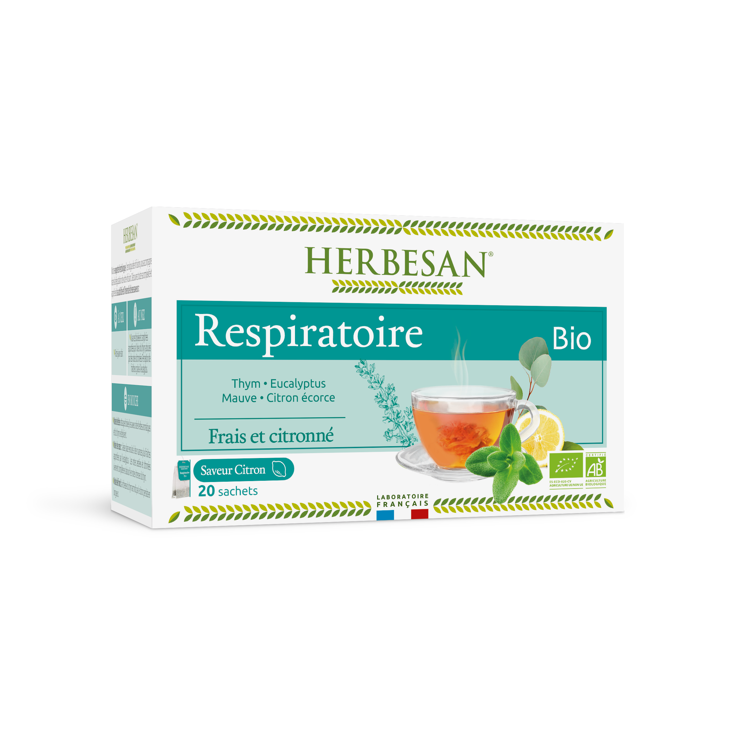 Infusion Bio Thym Respiratoire - HERBESAN®